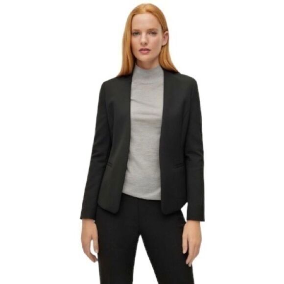 Dalia Collection Jackets & Blazers - Dalia Collection Slim-Fit Open-Front Blazer/ Suit Jacket